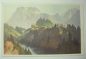Preview: Ansichtskarte, Künstlerkarte Von der Thierssestraße gegen Längsee, Thierberg und Kaisergebirge (1926)